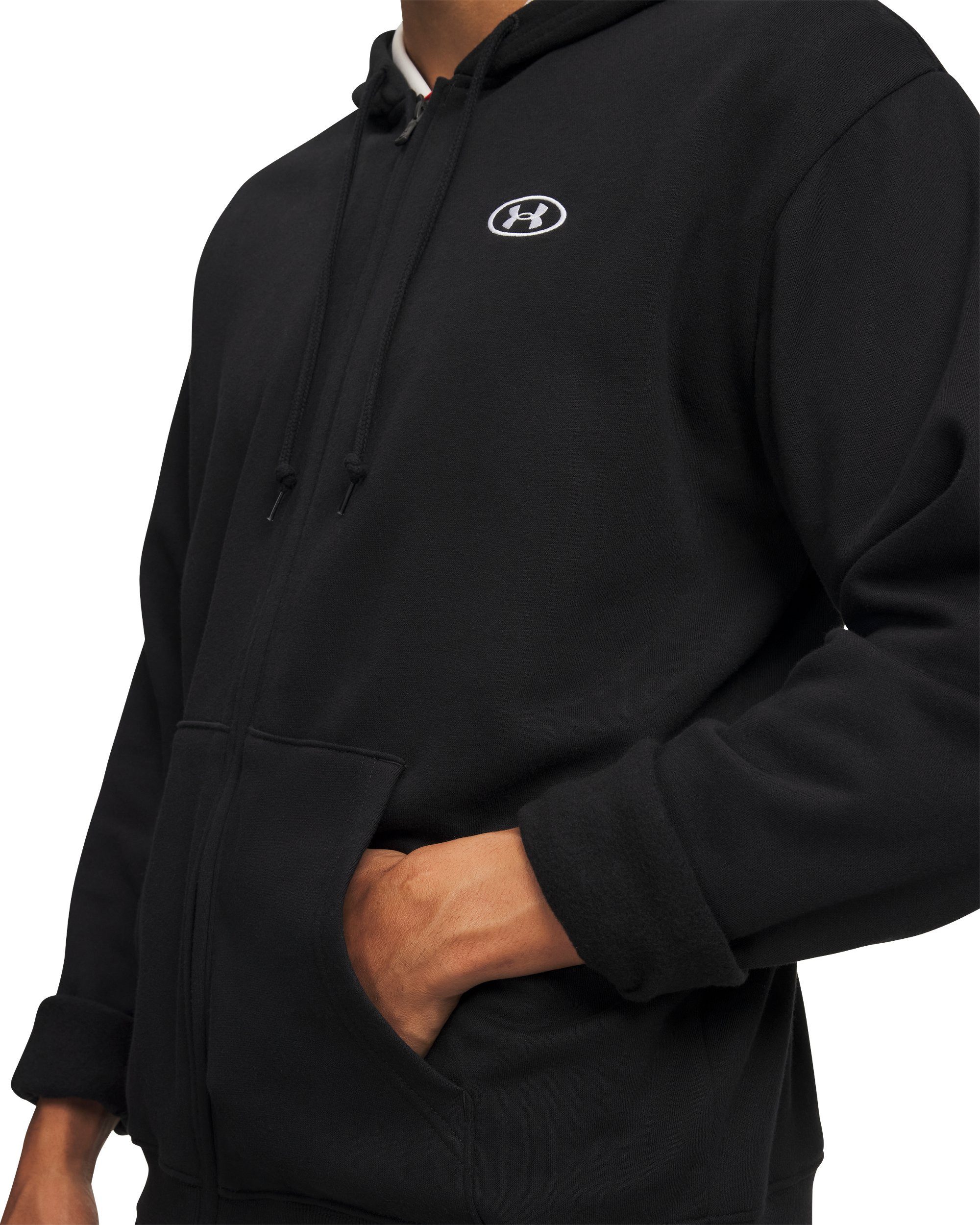 Under Armour® Sweatjacke UA RIVAL FLC FZ aus Baumwolle und Polyester, in den Größen S bis XXXL