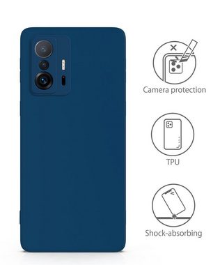 MyGadget Handyhülle Silikon Hülle für Xiaomi 11t Pro / Xiaomi 11t, robuste Schutzhülle TPU Case Slim Silikonhülle Back Cover Kratzfest