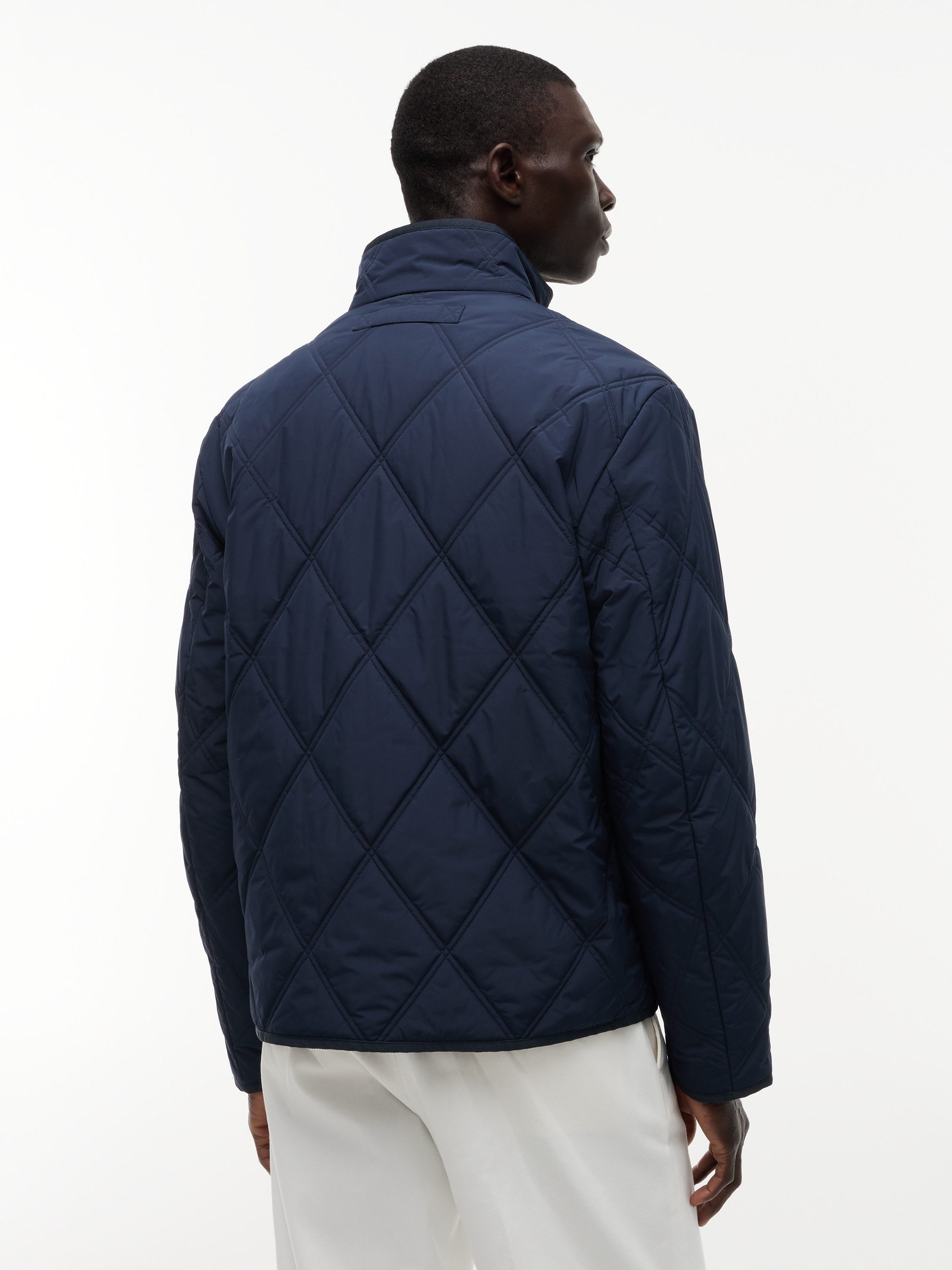 Tommy Hilfiger Steppjacke DIAMOND QUILT mit Rautensteppung und Reißverschluss