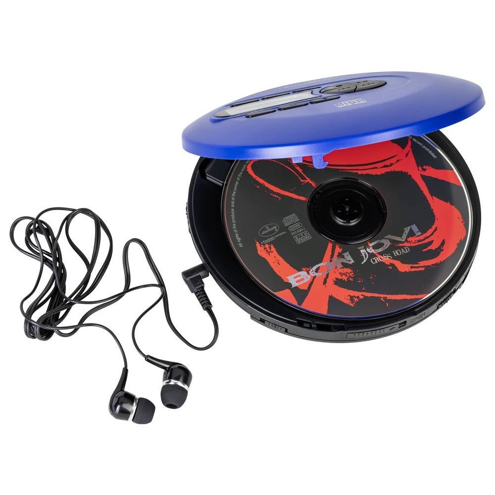 Reflexion Tragbarer CD/MP3-Player inkl. UKW-PLL Radio PCD520MF/BL tragbarer CD-Player