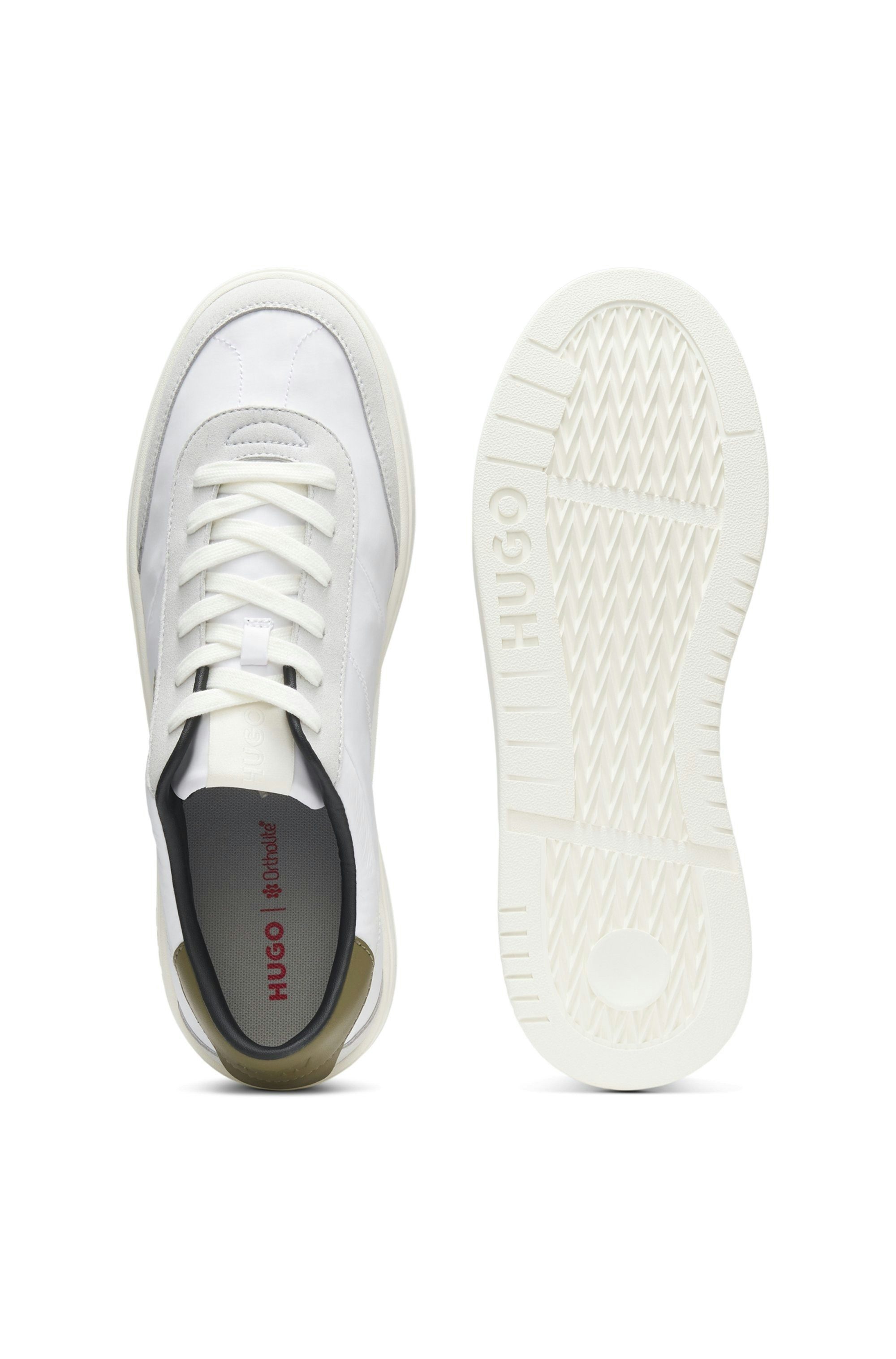HUGO Neston Sneaker Basket-Sneaker, Schnürschuh, Halbschuh, Retro