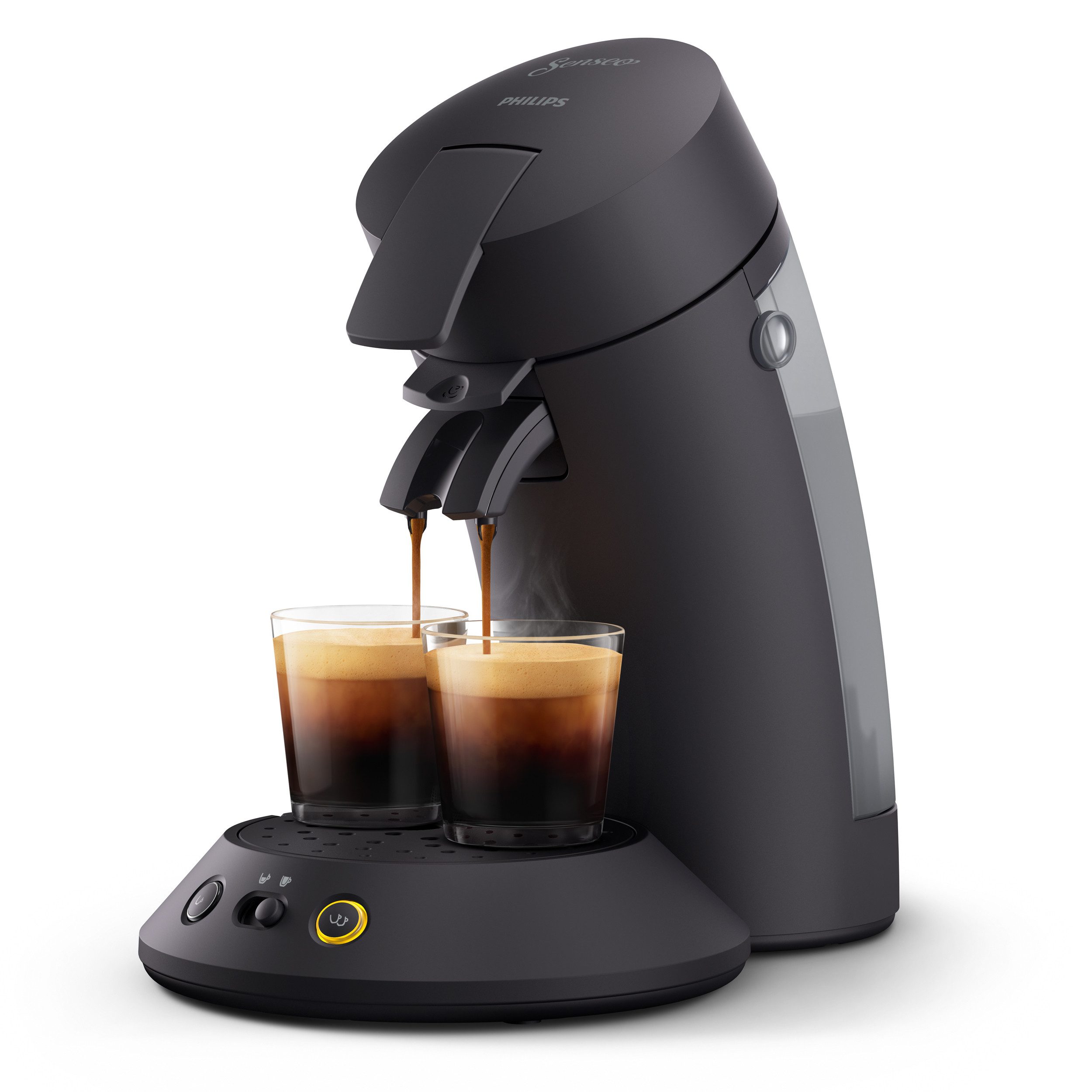 Philips Senseo Kaffeepadmaschine Original Plus CSA210/22, mit zwei Kaffee-Einstellungen, Crema Plus u. Kaffee Boost Technologie