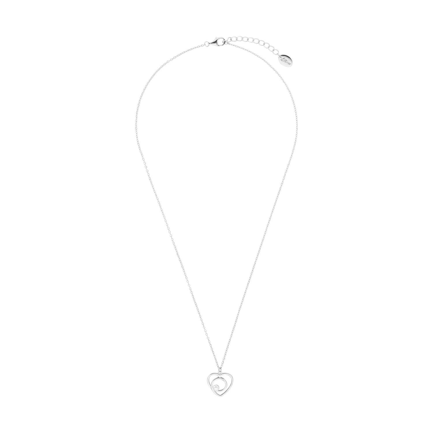 s.Oliver Silberkette für Damen, 925 Ste...