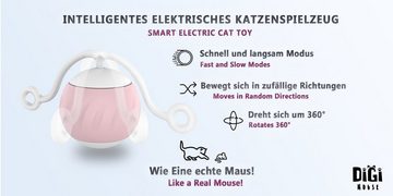DigiMouse Tierball Interaktives Katzenspielzeug mit Sprachaktivierung und Ersatzfedern
