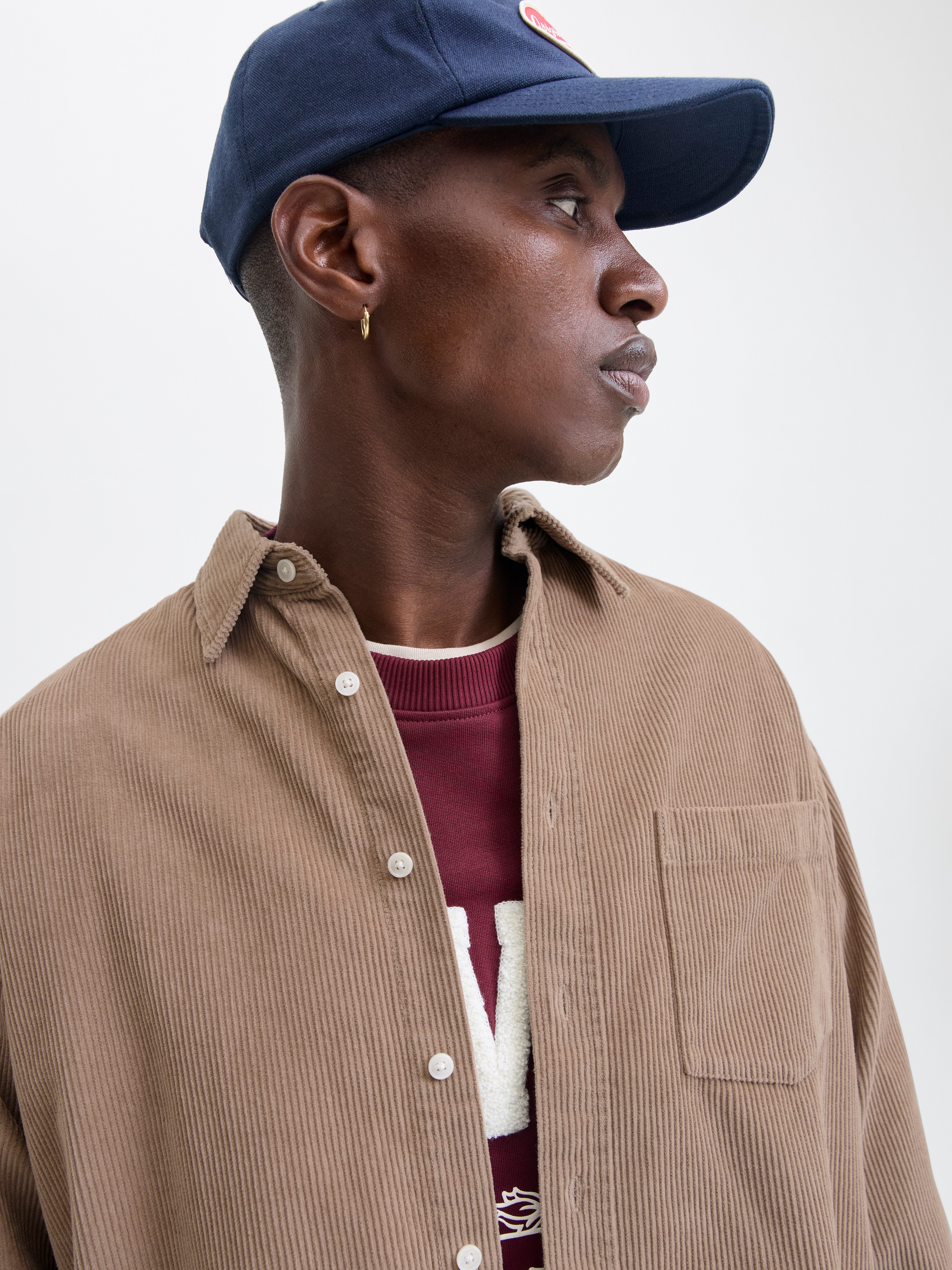 Jack & Jones Langarmhemd JORINWOOD OVERSIZED CORD SHIRT LS günstig online kaufen