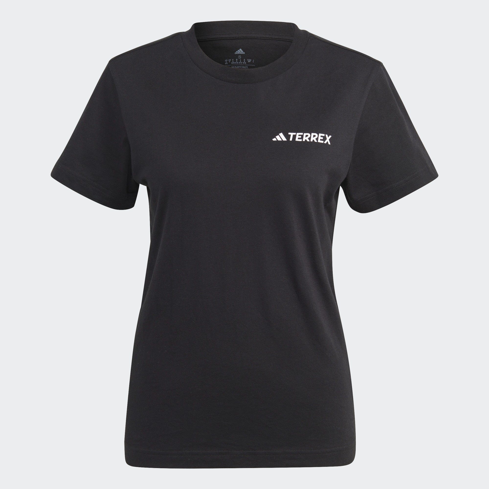 TERREX Black Funktionsshirt adidas GRAPHIC TERREX T-SHIRT ALTITUDE