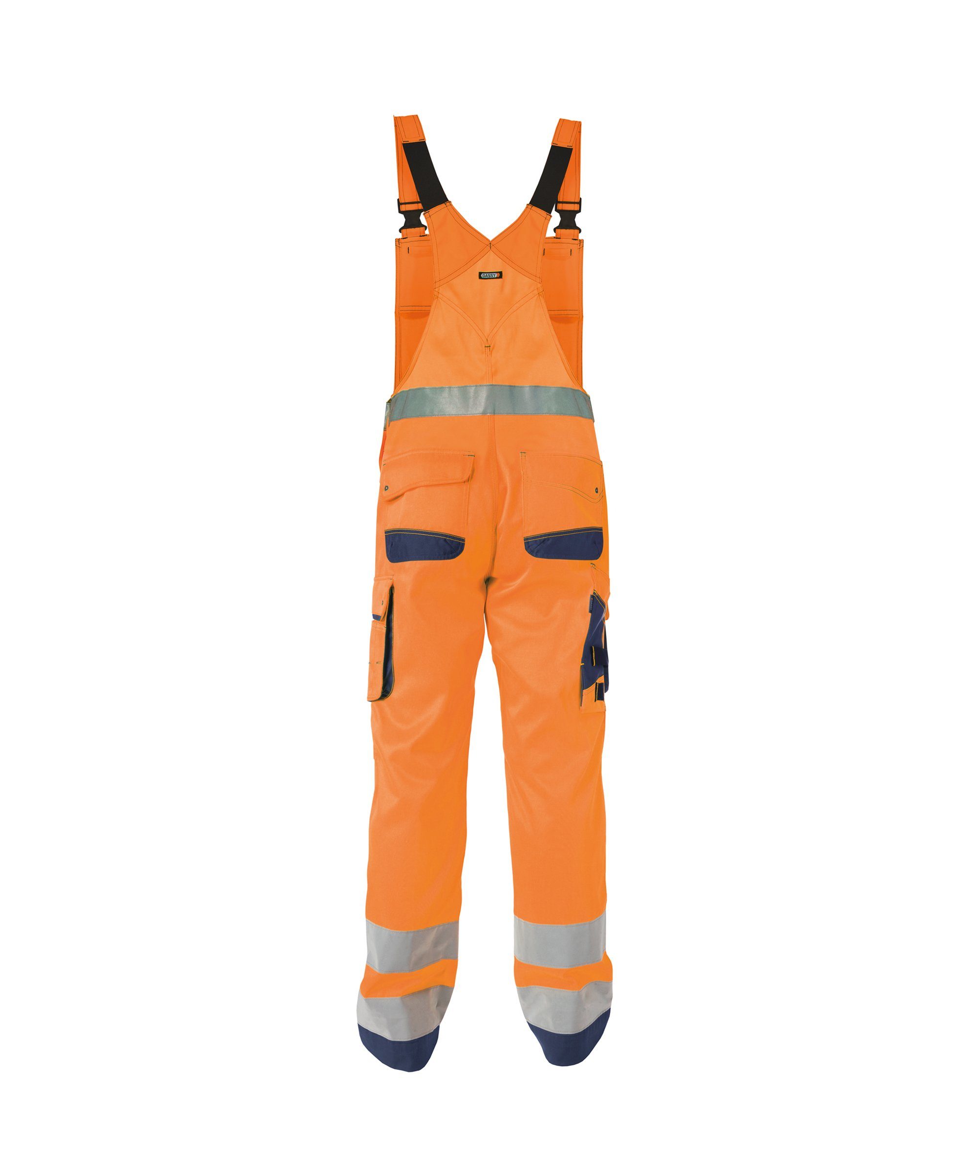 Dassy Arbeitslatzhose Warnschutz Latzhose mit Kniepolstertaschen Malmedy (1-tlg)