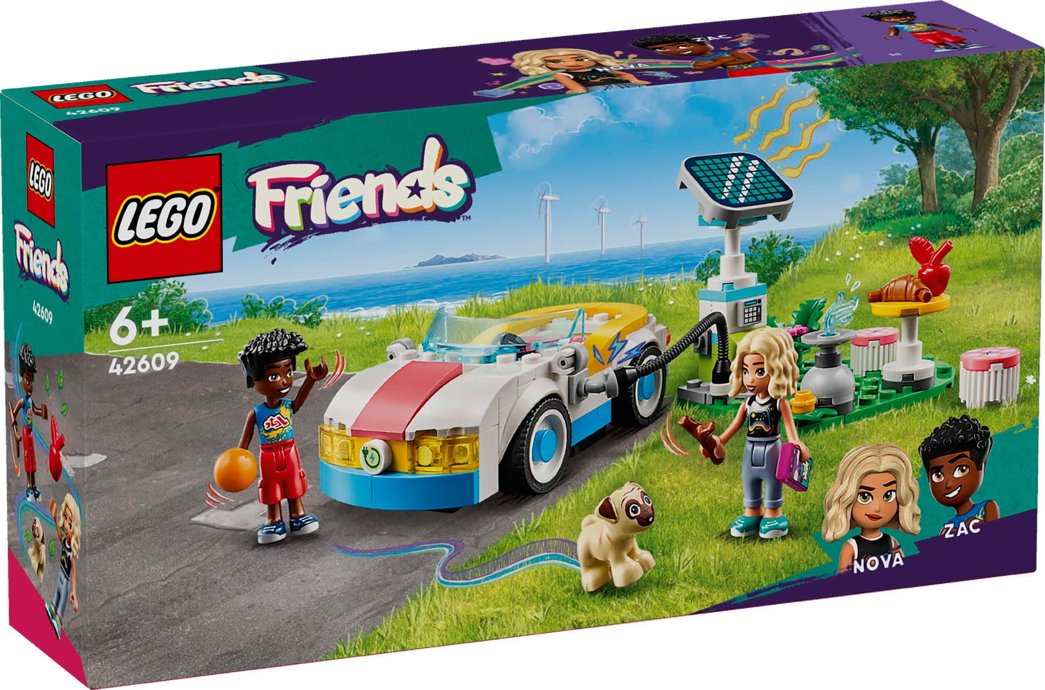 LEGO® Friends E-Auto mit Ladestation 170 Teile 42609 Spielbausteine günstig online kaufen