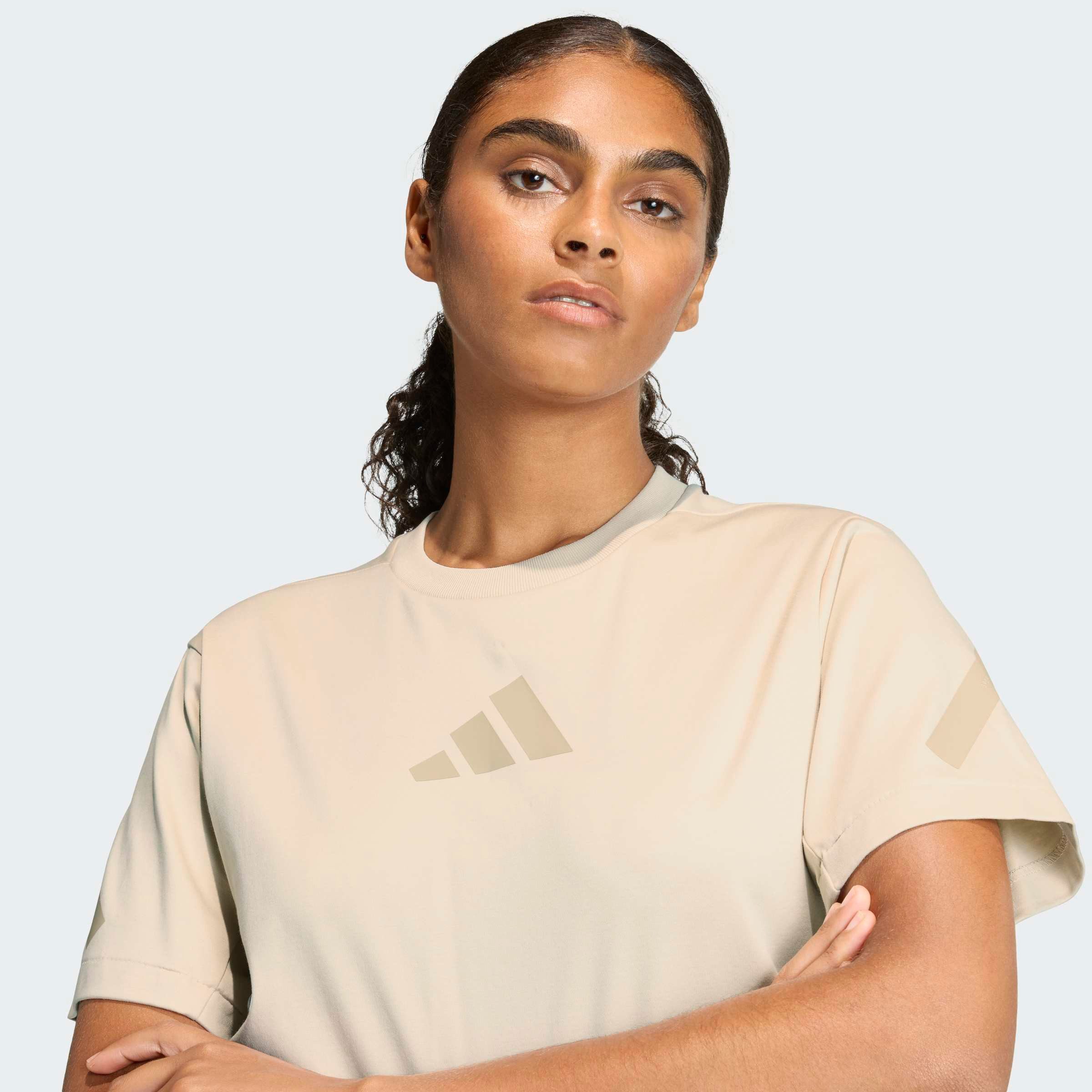 adidas Sportswear T-Shirt ADIDAS Z.N.E für Erwachsene, mit Rundhalsausschnitt, ohne Verschluss, aus Baumwolle