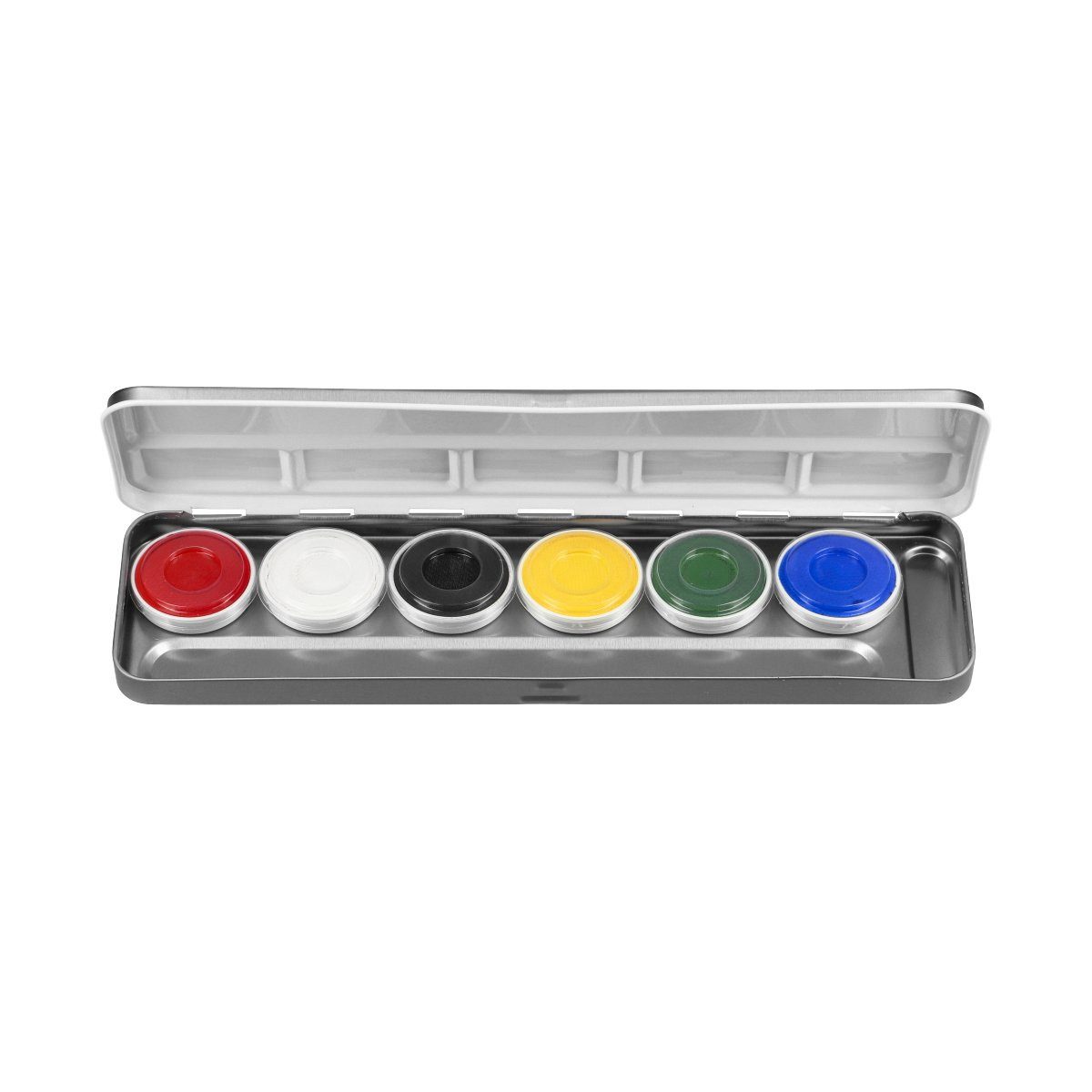 thetru Театральный грим Wasserschminke Bright - Palette mit 6 Farben, Schminkkasten mit hochwertiger Farbe für Gesichts-Make-up und Bodypai