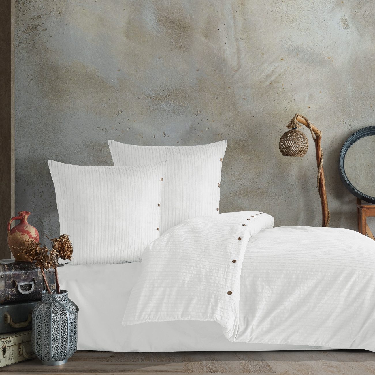 Nordqueen Bettwäsche Nordqueen Arsida Bettwäsche, Ranforce Bettwäsche Set 1 günstig online kaufen