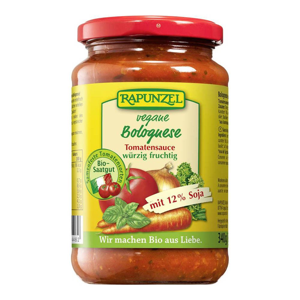 Rapunzel Saucen Tomatensauce Bolognese mit Soja 330ml