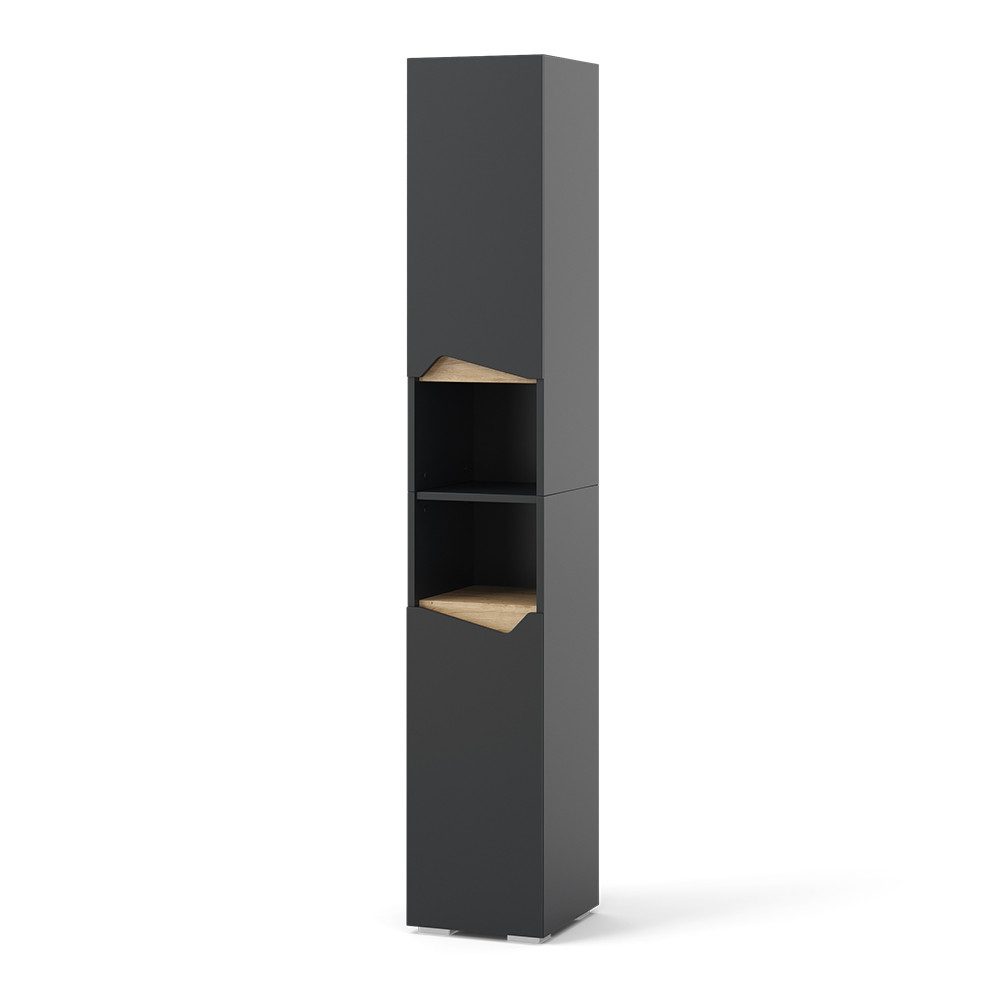 Vicco Hochschrank Marelle, Anthrazit/Anthrazit, 30 x günstig online kaufen