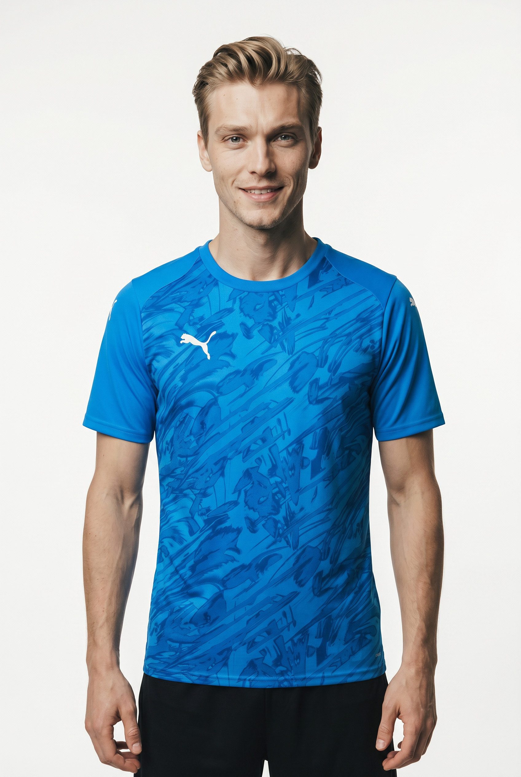 PUMA Fußballtrikot TEAMFINAL GRAPHIC JERSEY mit Print-Applikationen, mit DryCELL-Technologie, atmungsaktiv