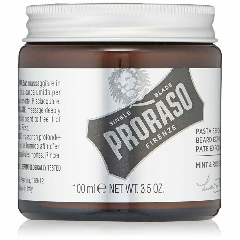 PRORASO Rasieröl Profesional Exfoliating Beard Paste And Facial Scrub 100ml