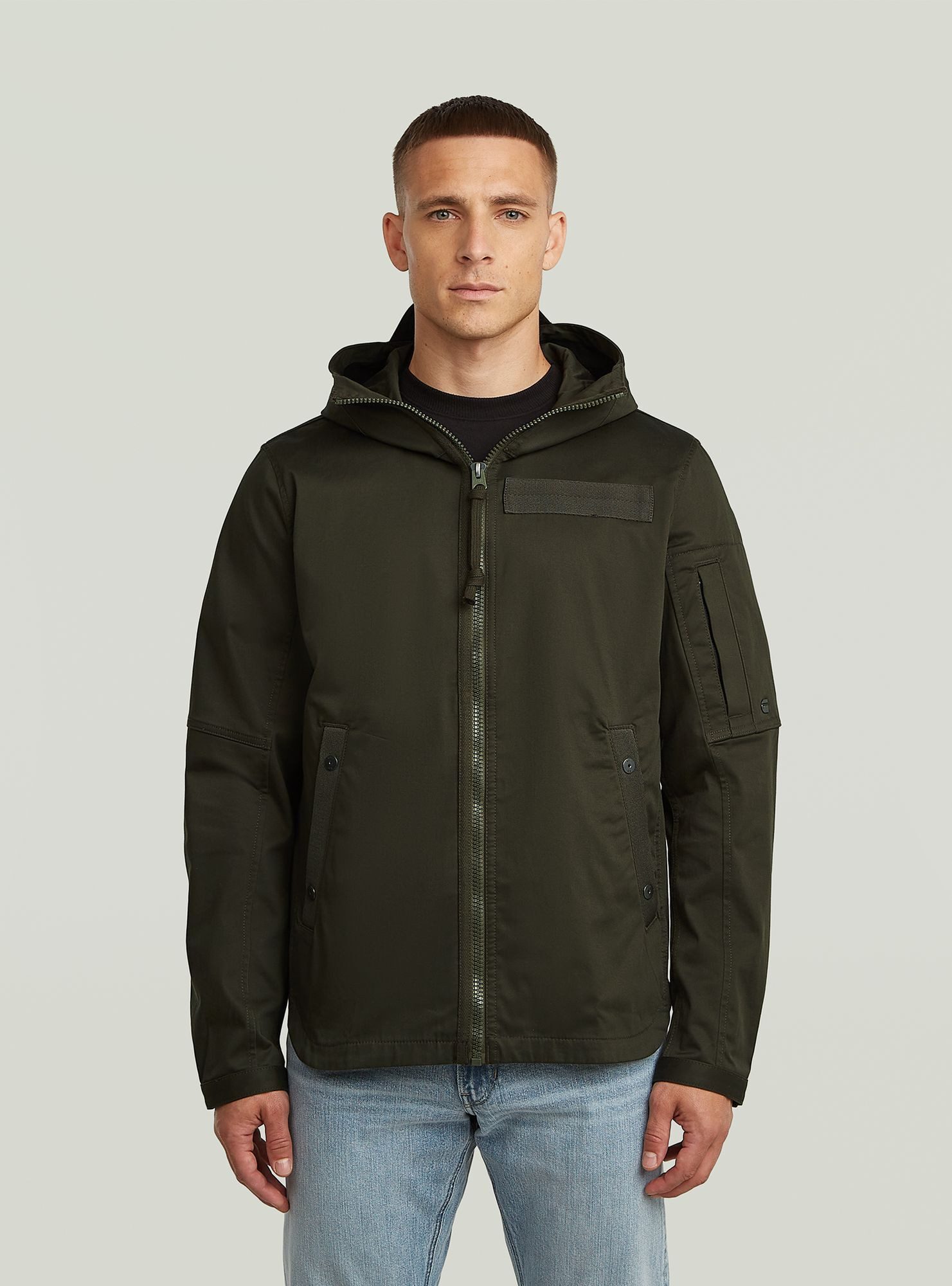 G-STAR Langarmshirt Batt Hooded Overshirt günstig online kaufen