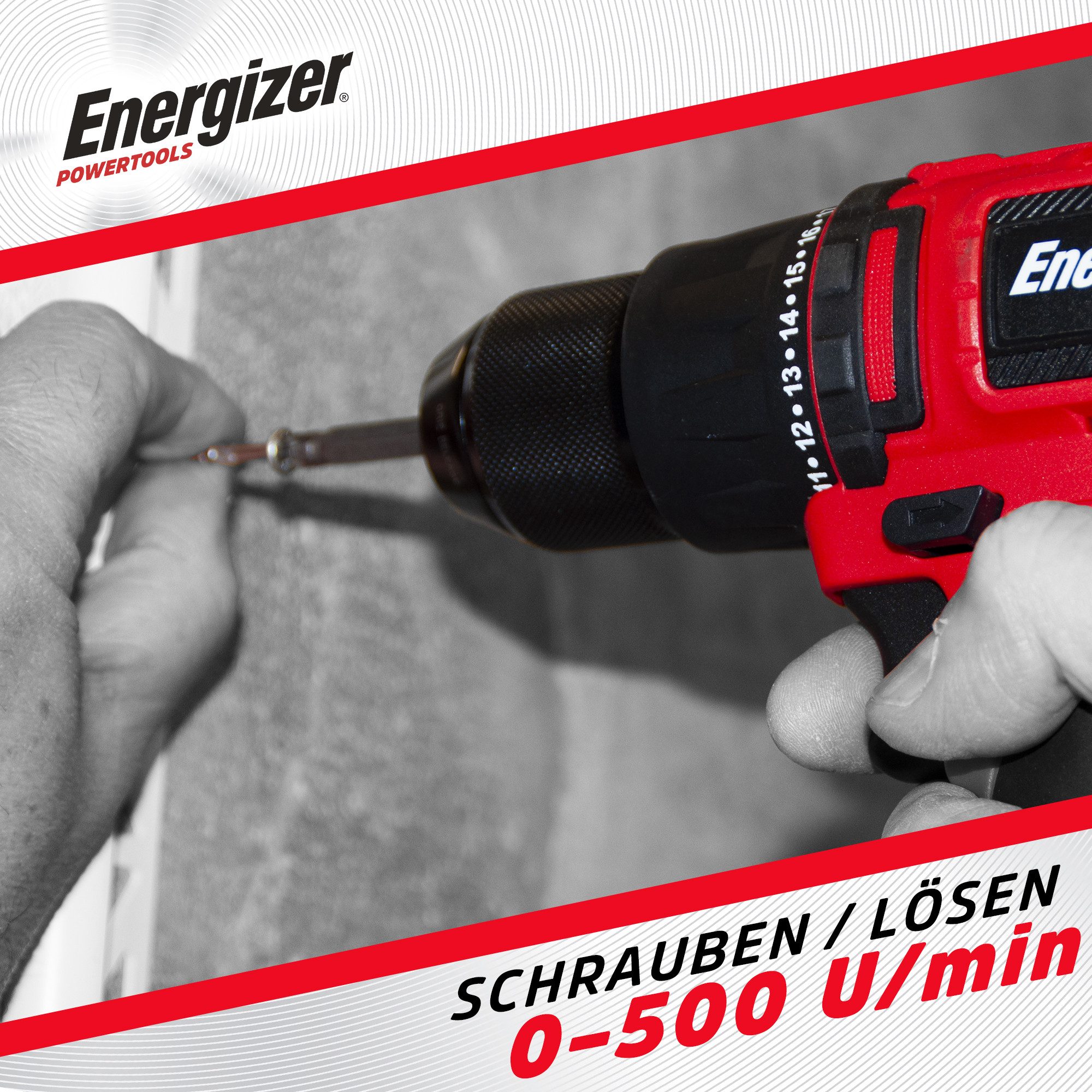 Energizer Akku-Bohrmaschine Brushless Bohrschrauber