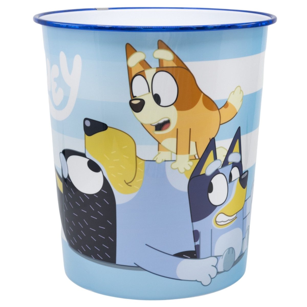 Bluey Mülleimer Abfalleimer 10 Lt für Kinderzimmer mit fröhlichem Design
