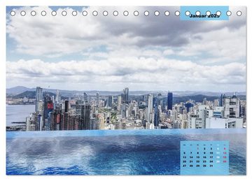 CALVENDO Wandkalender Panama City (Tischkalender 2025 DIN A5 quer), CALVENDO Monatskalender