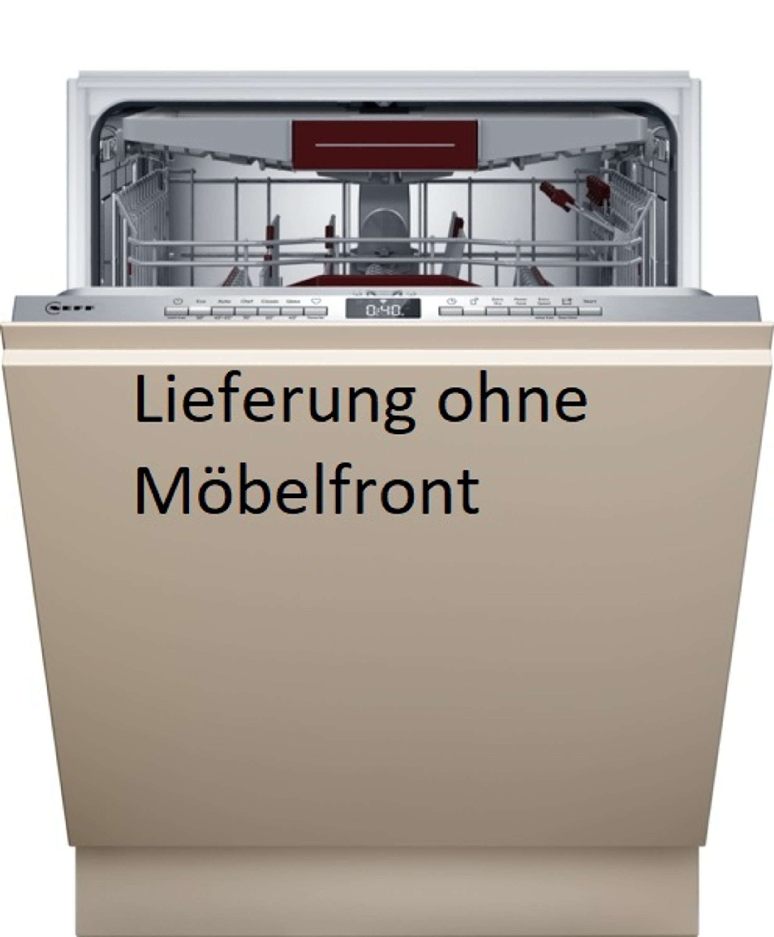 NEFF vollintegrierbarer Geschirrspüler N 50 S155ECX15E, 9 l, 14 Maßgedecke, Wifi-fähig, leise