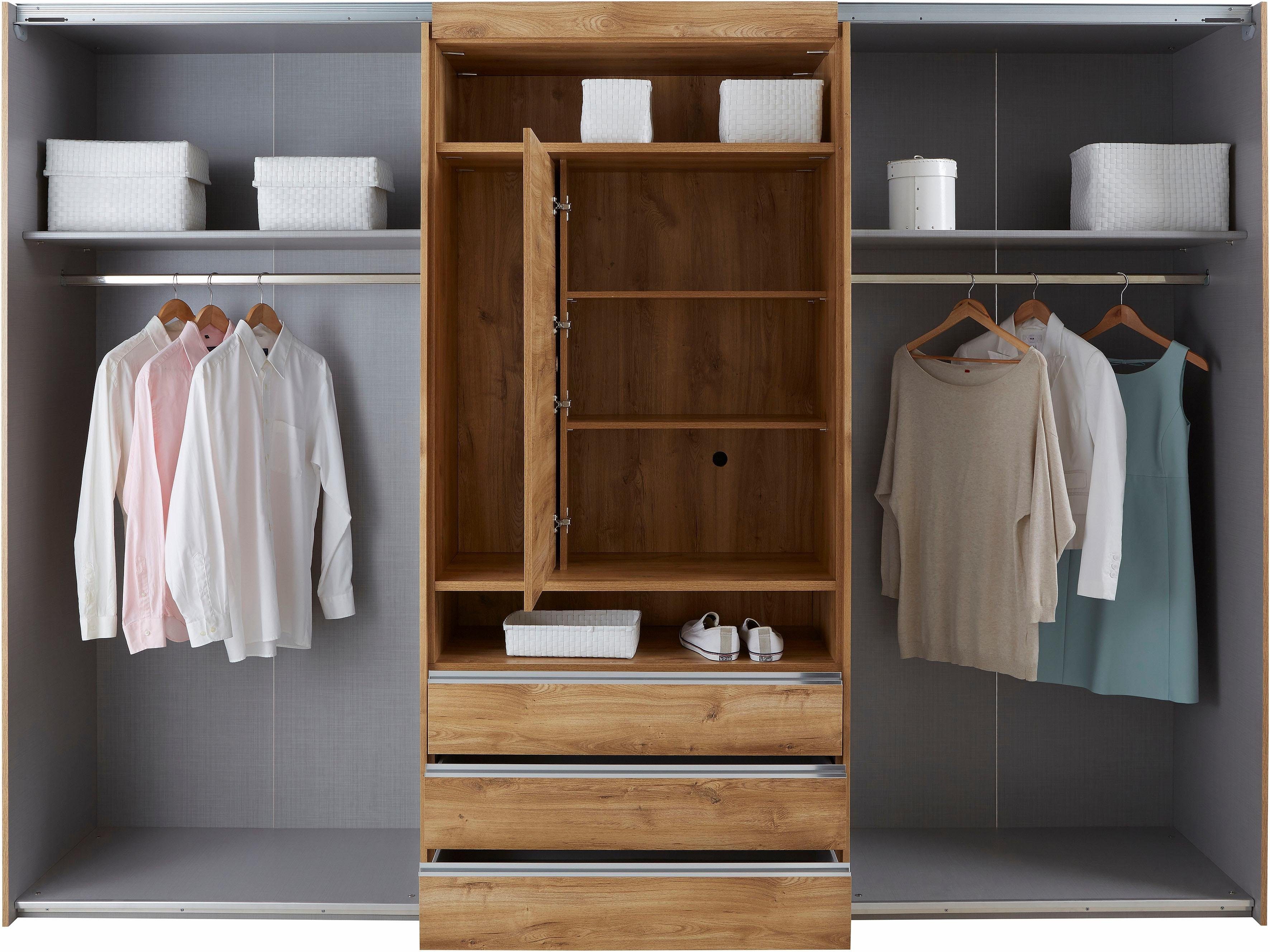 Wimex Schwebetürenschrank Magic by fresh to go tolles EXTRA: mit drehbarem TV-Element, mittig mit Schubladen