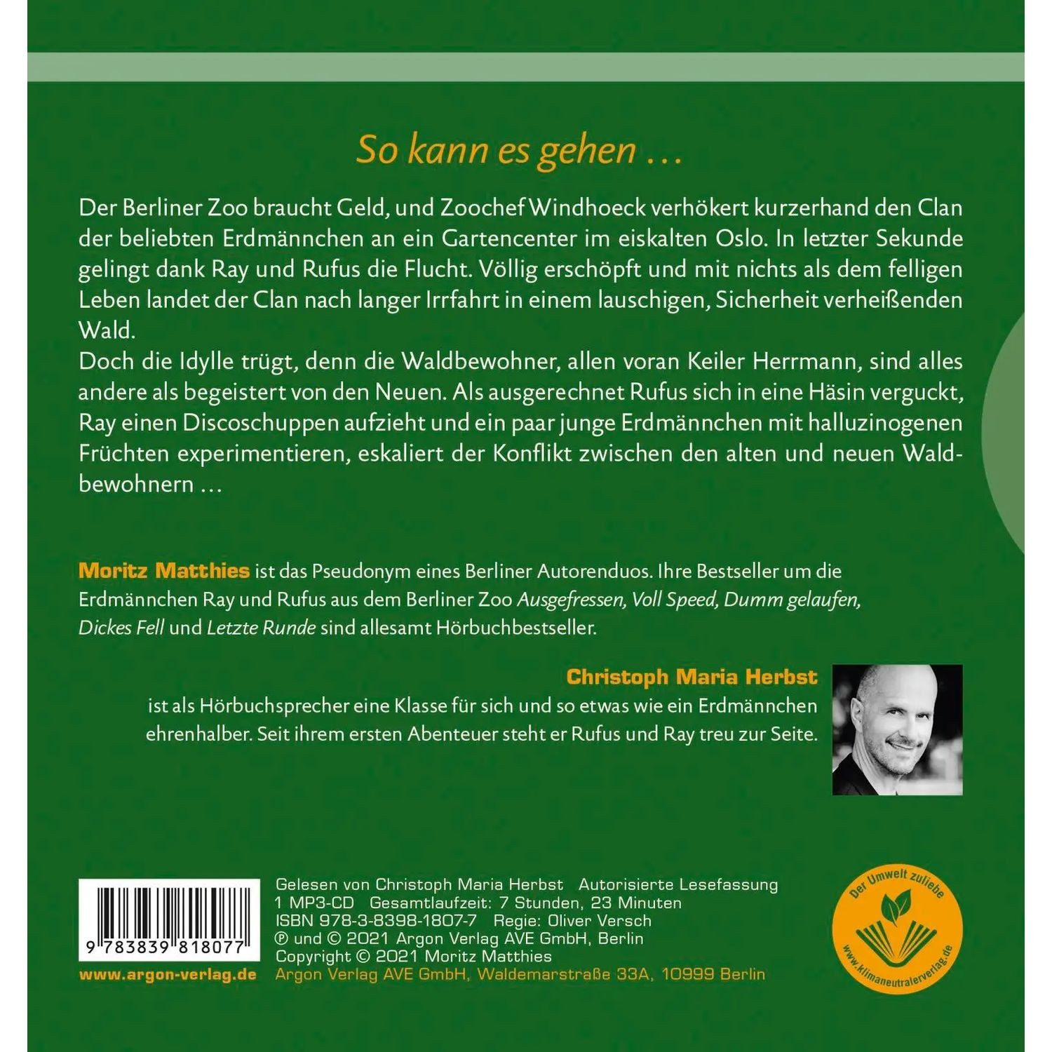 Argon Verlag Hörspiel Der Wald ruft