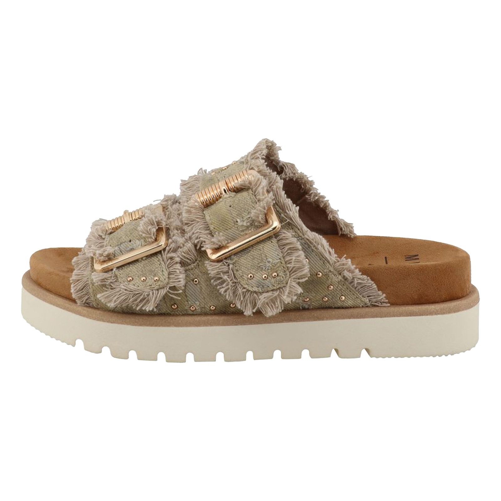 MUSTANG Pantolette Pantolette mit Nieten besetzter Jeansstoff – Bild 4 von 5
