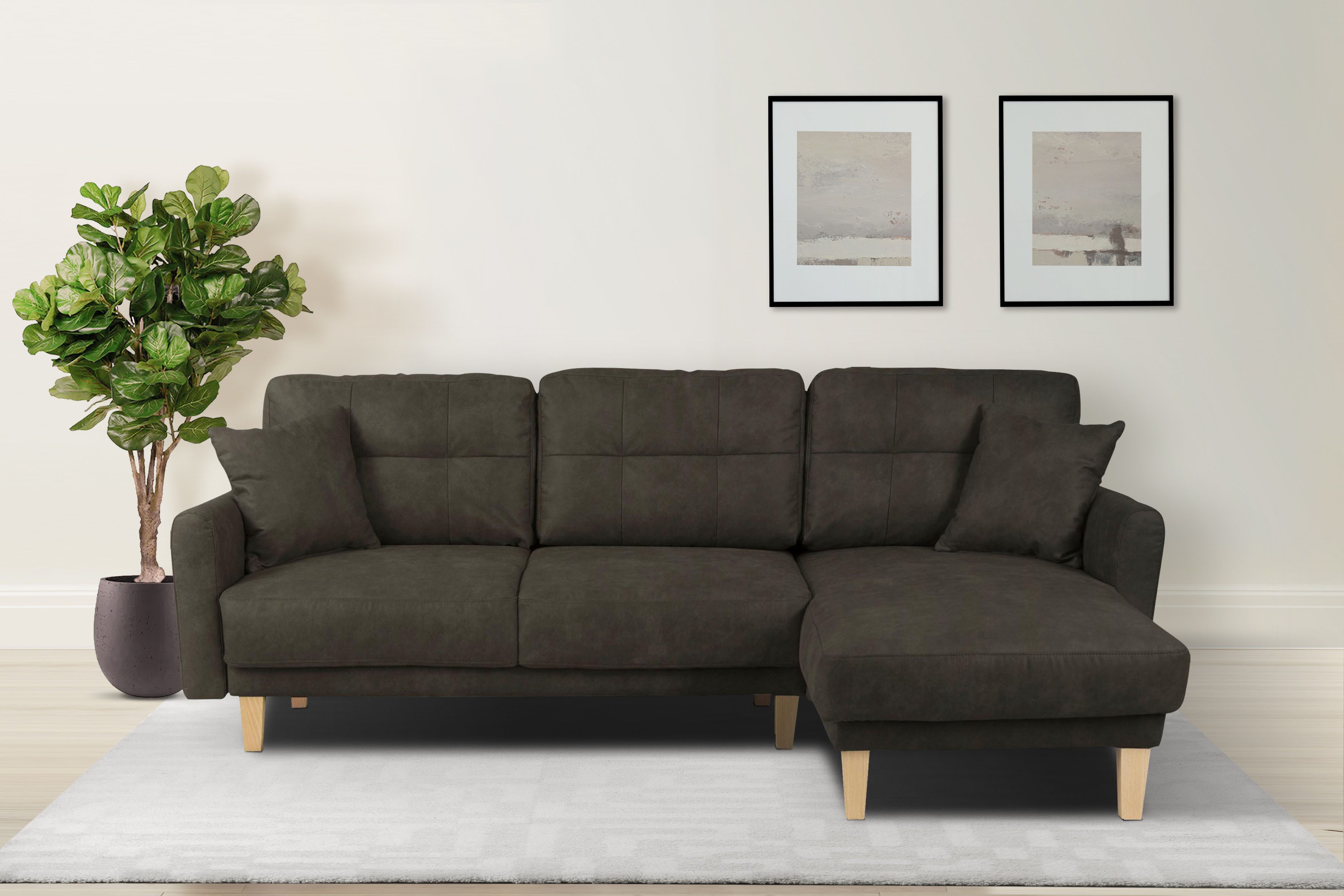 Home affaire Ecksofa TRIPLO optionale Schlafsofa günstig online kaufen