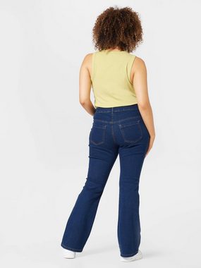 Zizzi Bootcut-Jeans ELLEN (1-tlg) Plain/ohne Details, Впередes Detail