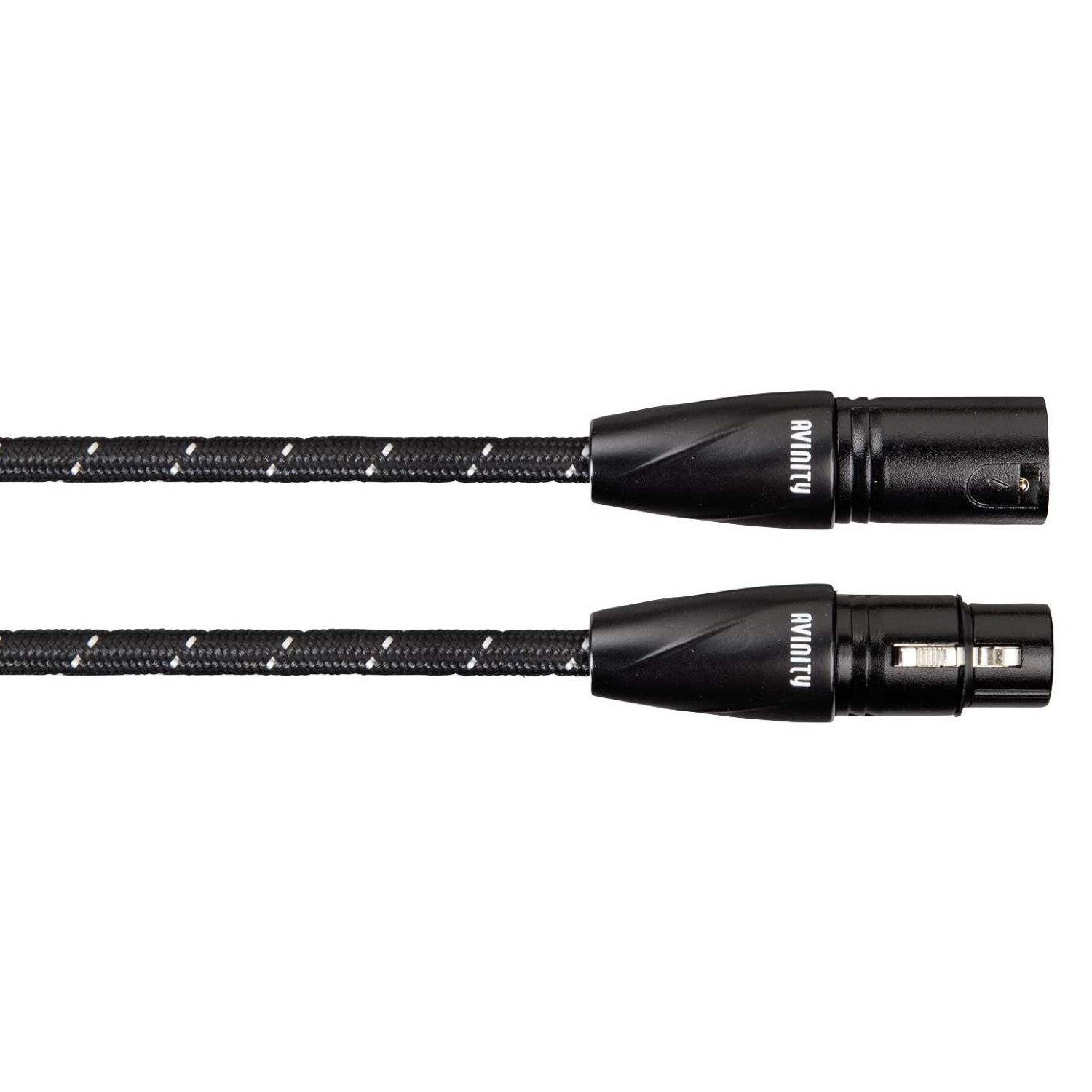 AVINITY Adapter-Kabel 0,5m XLR-Stecker zu XLR-Buchse Audio-Kabel, XLR-Stecker, XLR (50 cm), Profi XLR Verlängerungskabel Mikrofon Lautsprecher Keyboard PC etc