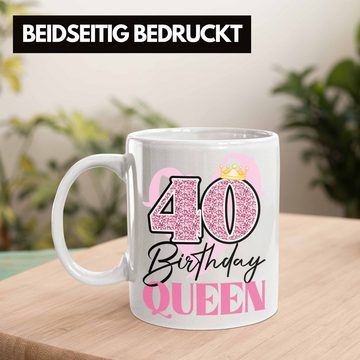 Trendation Tasse Trendation - 40. Geburtstag Tasse Frau Geschenk 40er Geschenkidee 40 Mutter Frauen Lustig Geschenke