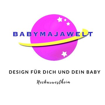 Bettrolle Babybett Nestchen Schlange, Wickeltischumrandung "Stars rosa", Babymajawelt, Lagerungshilfe im Schlaf, Sitzen, Liegen oder Entspannen. Made in EU