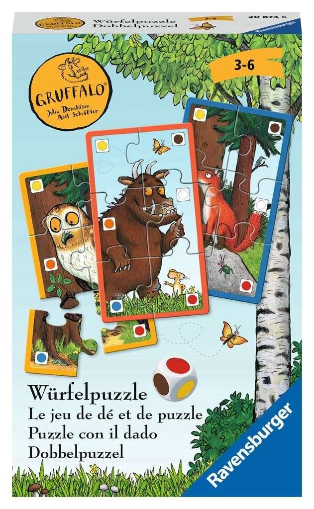 Ravensburger Puzzle Ravensburger 208746 Gruffalo Würfelpuzzle, 24 Puzzleteile