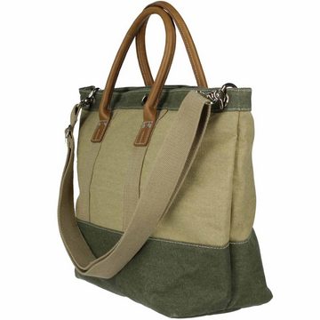 Antonio Umhängetasche Antonio Beach Bag - Saint-Tropez Green Olive Medium Saint-Tropez beige (1-tlg)