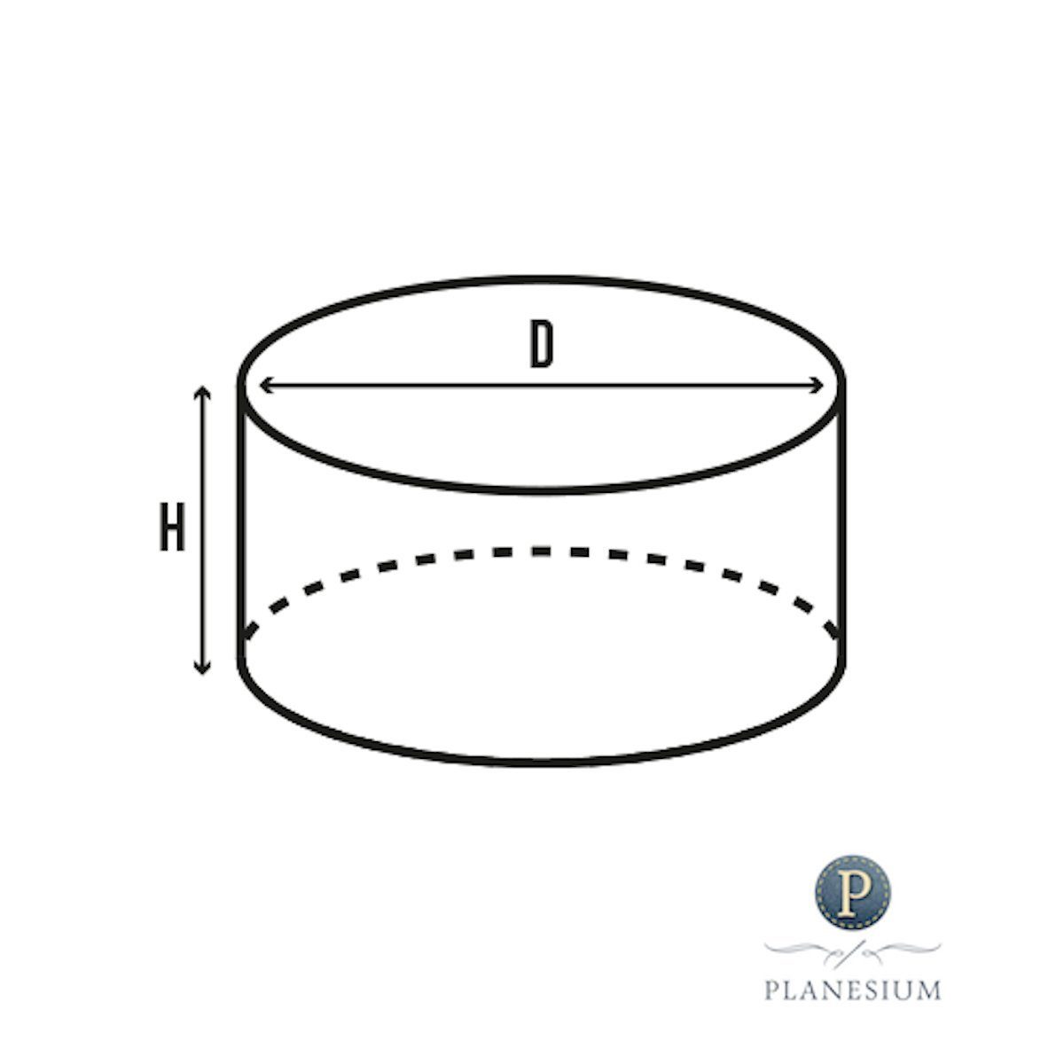 Reißfest, Abdeckplane), Ø Sonneninsel Schutzhülle Abdeckung Gartenmöbel-Schutzhülle Planesium Gartenmöbel Haube 40cm (Wasserdicht 160cm Kaffee für Abdeckplane Latte Premium Planesium Liege x Rund Hülle