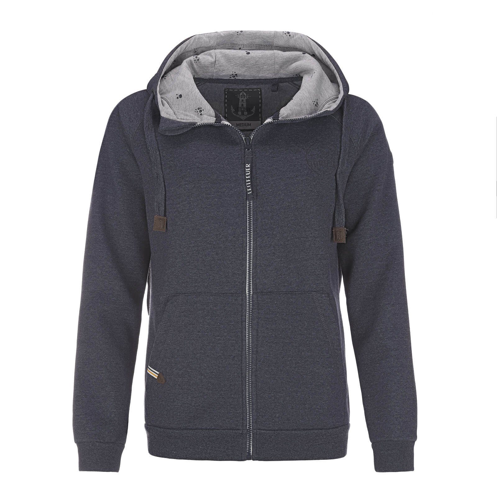Leitfeuer Kapuzensweatjacke Damen Sweatjacke mit Kapuze günstig online kaufen
