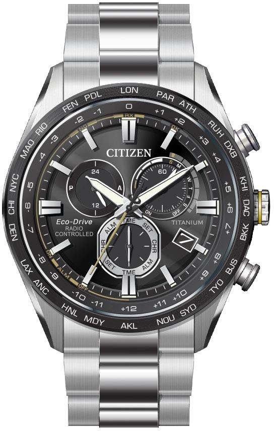 Solar, Titan Funkchronograph Citizen CB5947-80E,