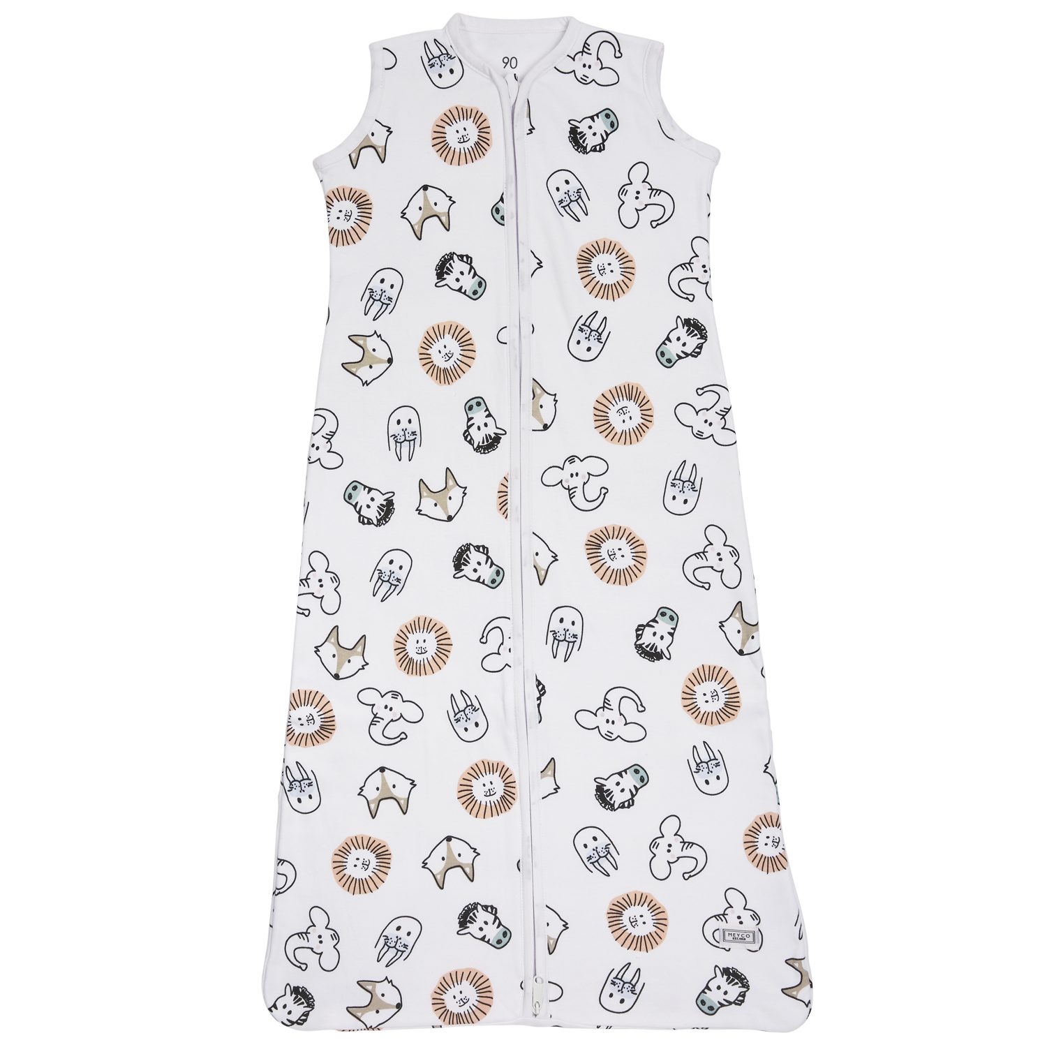 Meyco Baby Babyschlafsack Animal Multicolour (1 tlg), 60cm