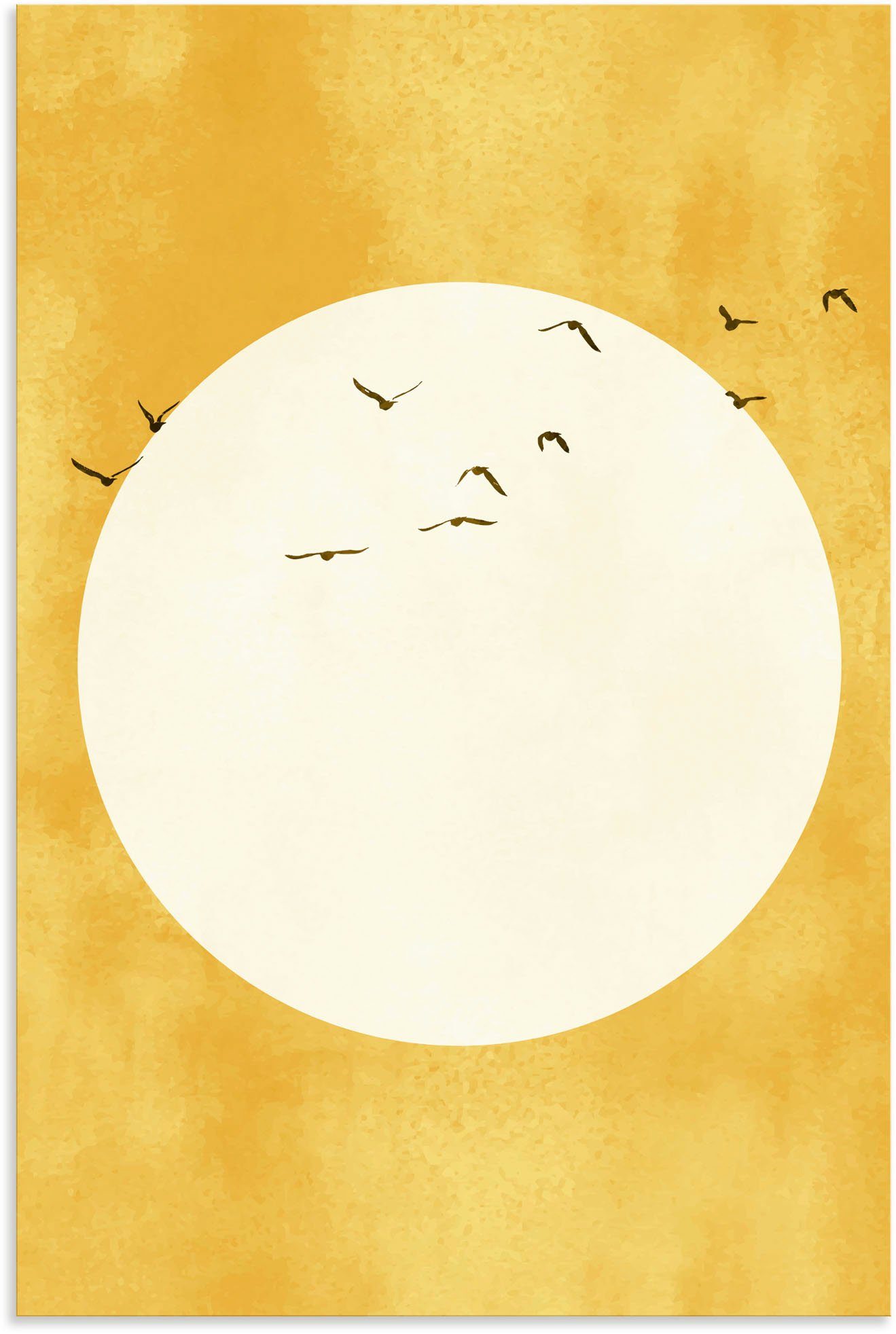 unermesslich Artland Wandbild versch. Poster (1 Ewiger Leinwandbild, oder Wandaufkleber Größen Himmelsbilder als St), in Sonnenschein, Alubild