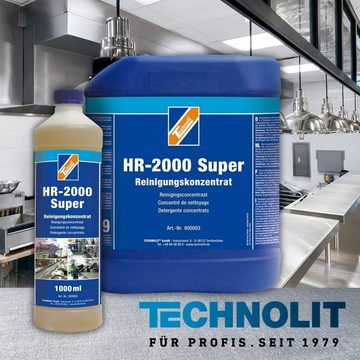 TECHNOLIT® HR 2000 Super Reinigungskonzentrat Fettlöser Küche mit Sprühflasche Reinigungskonzentrat