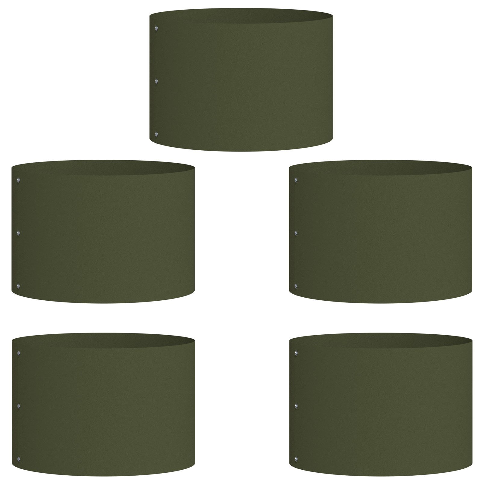 vidaXL Blumentopf Olivgrüne Pflanzgefäße Set aus günstig online kaufen