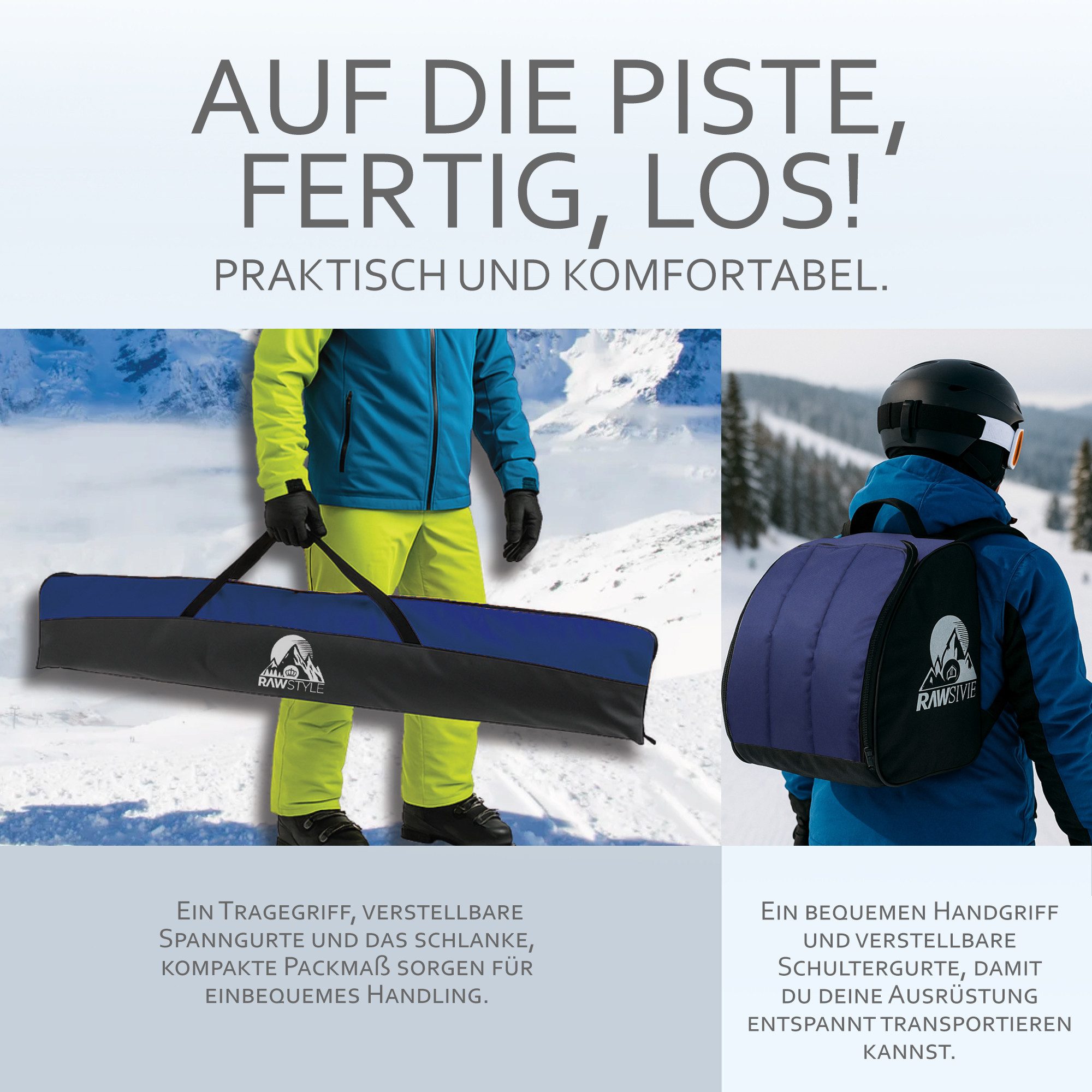 BambiniWelt by Rafael K. Skitasche Skitasche Ski-Schuh-Tasche KOMBI SET 160 günstig online kaufen