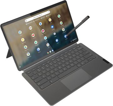 Lenovo Full-HD IPS-Multitouch-Display Notebook (Qualcomm Snapdragon, 128 GB SSD, 8 GB RAM, Leistungsstarker Prozessor,mit Abnehmbarer Tastatur & Stift)