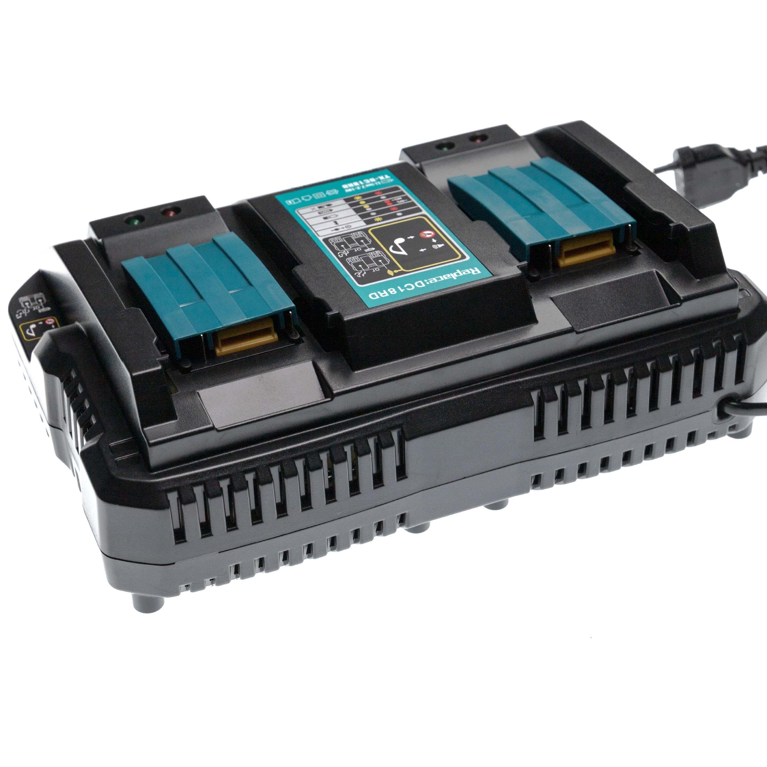 vhbw passend für Makita TD132D, TD132DRFX, TD132DZ, TD134, TD132DRFXB, Werkzeug-Akku-Ladetechnik