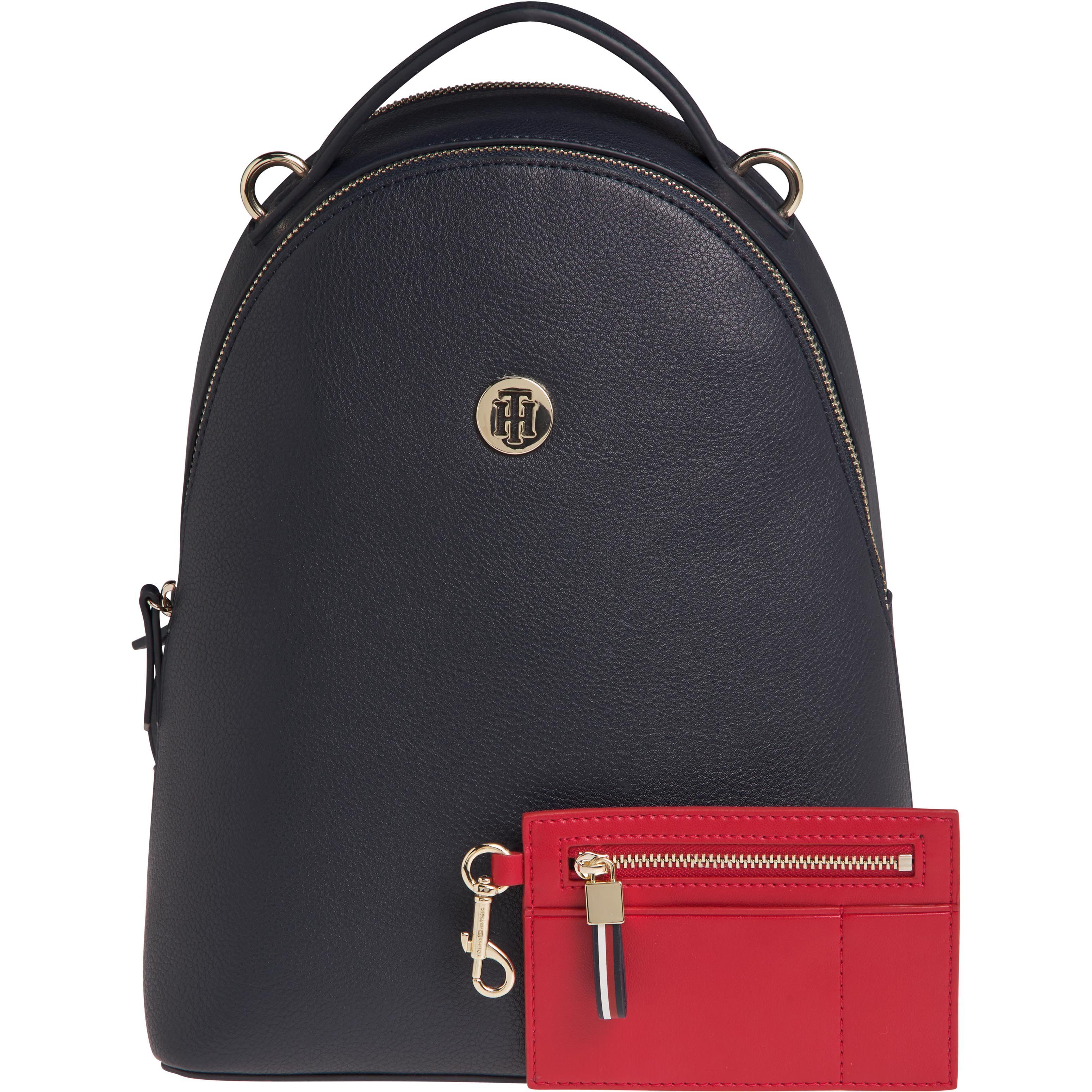 TOMMY HILFIGER Cityrucksack »CHARMING TOMMY BACKPACK«, mit kleiner,  abnehmbarer Reißverschluss-Tasche online kaufen | OTTO