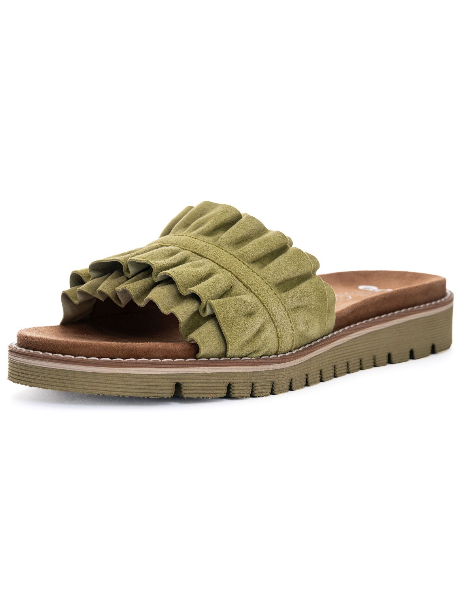 Ara Pantoletten Veloursleder Riemchensandalette günstig online kaufen