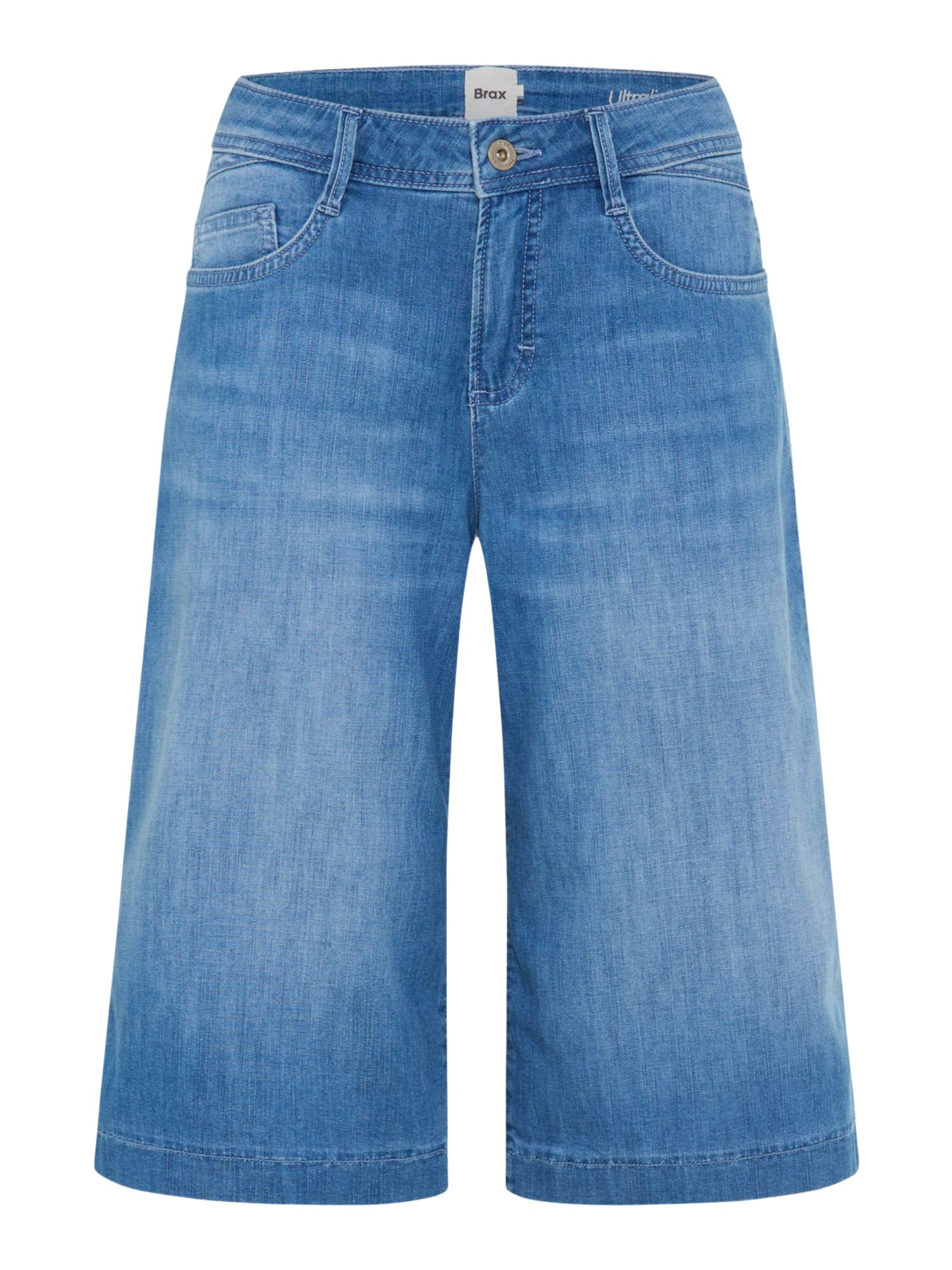 Brax 5-Pocket-Jeans blau,Casual,Baumwolle,Unifarben,Weit,Hoch