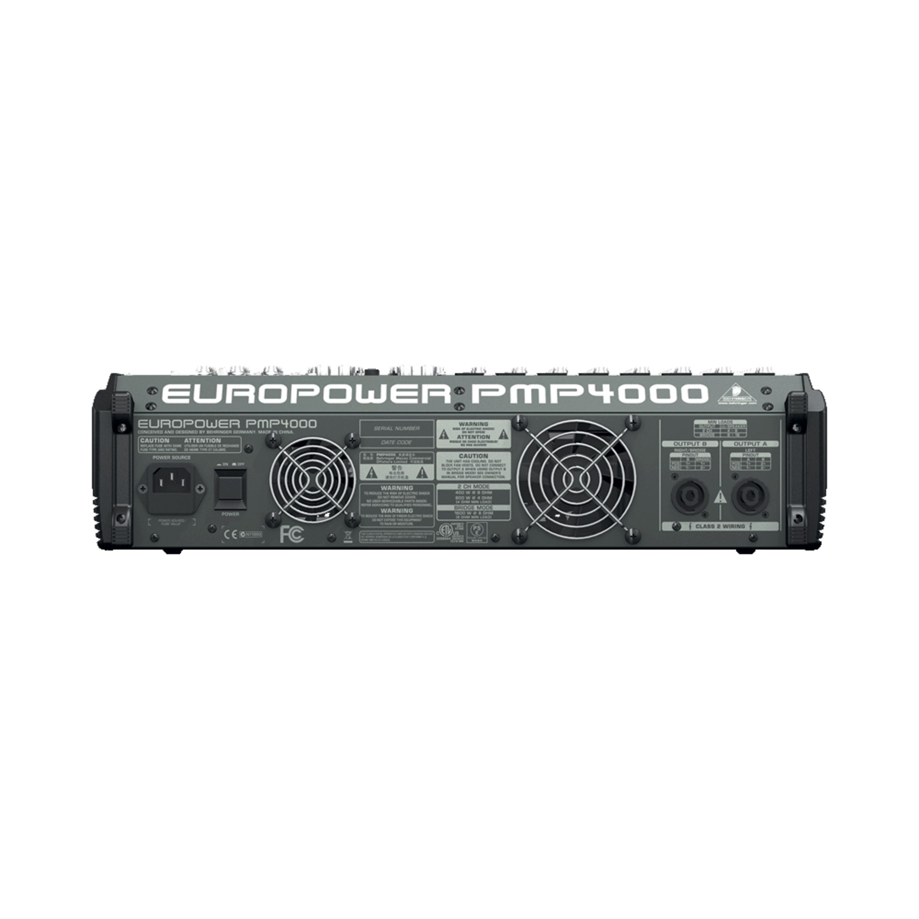 Behringer Mischverstärker (PMP4000 Powermixer, 2x 800 Watt - Powermixer)