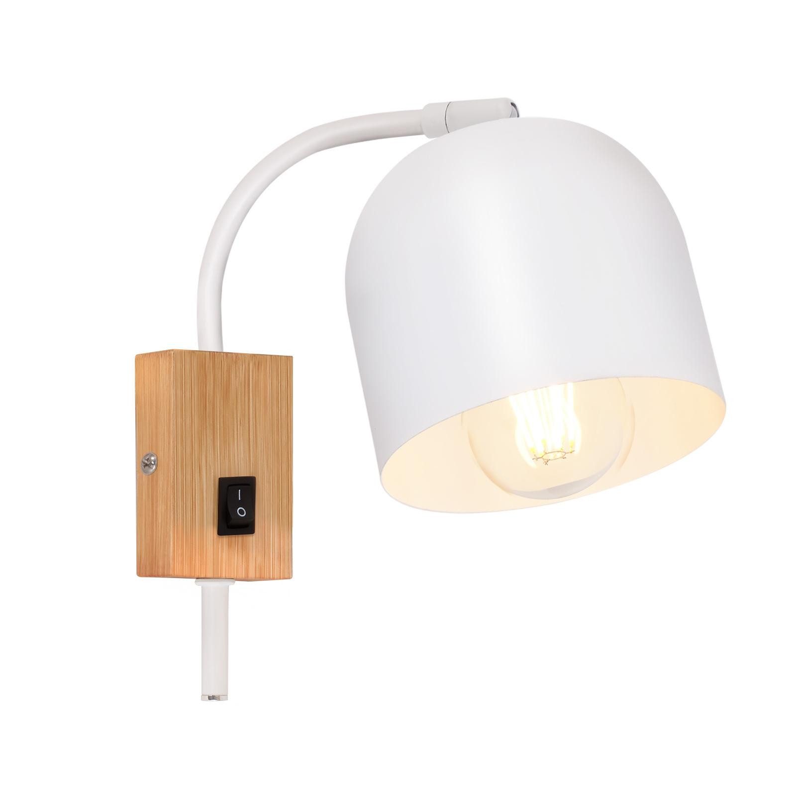 ZMH Wandleuchte Innen Holz mit Schalter günstig online kaufen