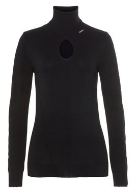 Bruno Banani Rollkragenpullover mit Hingucker